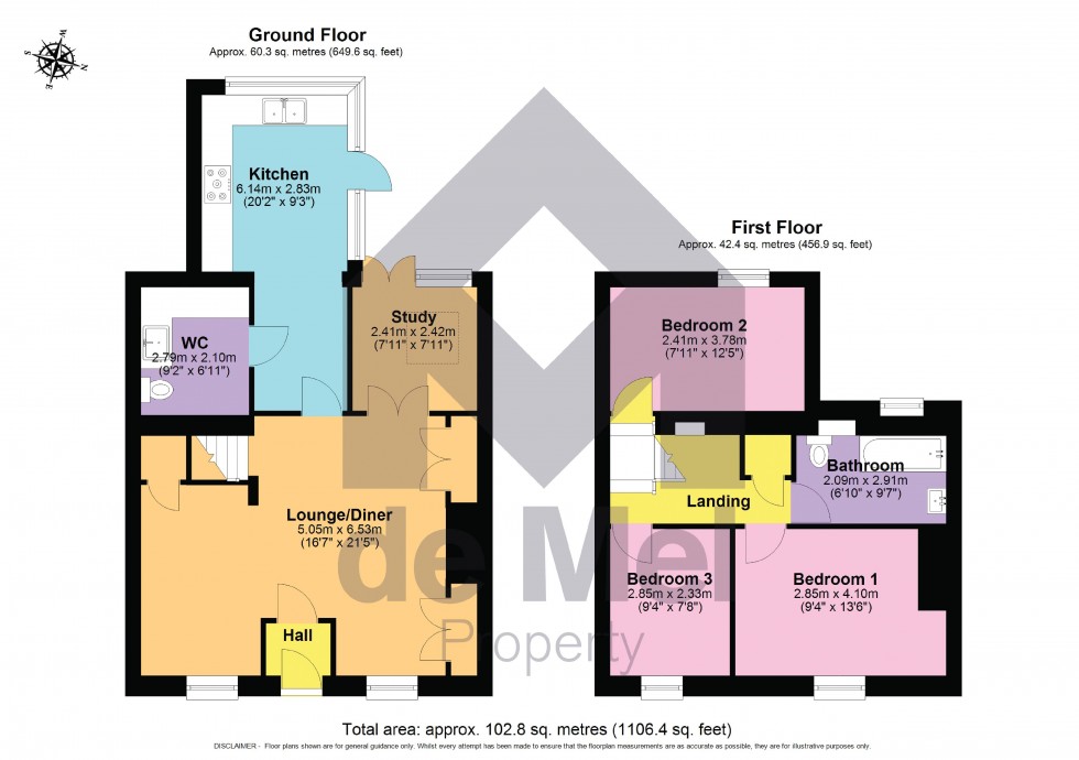 Floorplan for North Street, Winchcombe