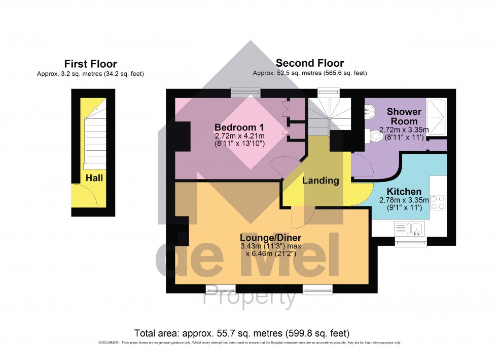 Floorplan for Montpellier Villas, Cheltenham