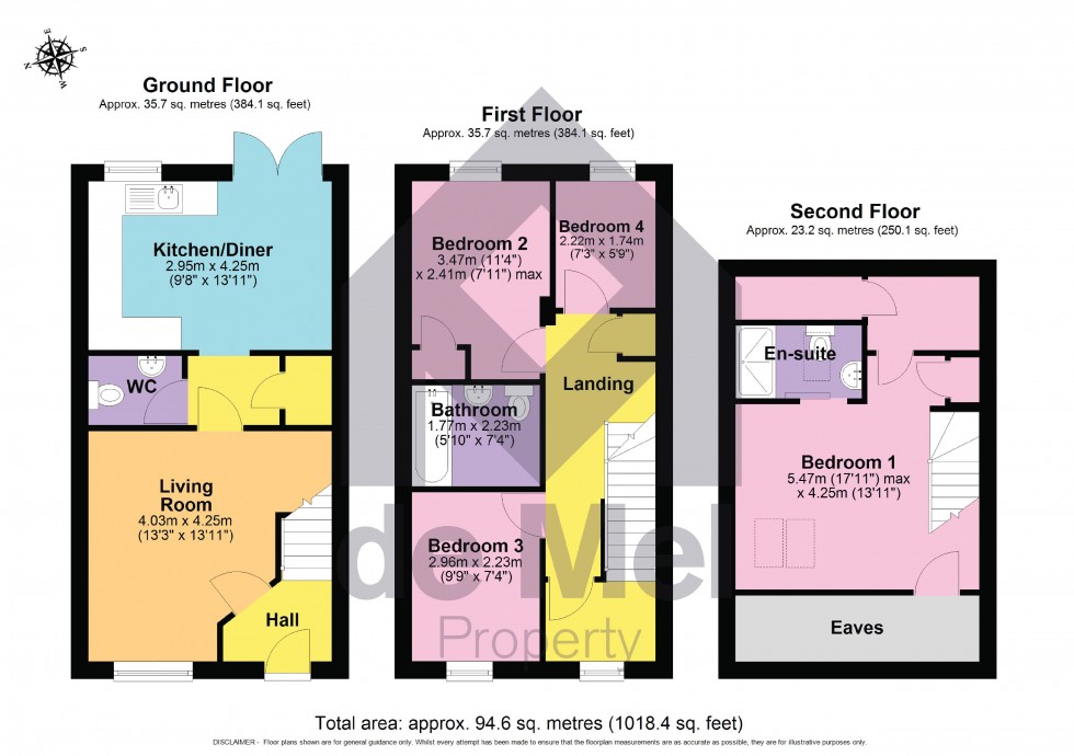 Floorplan for Bell View Close, Cheltenham