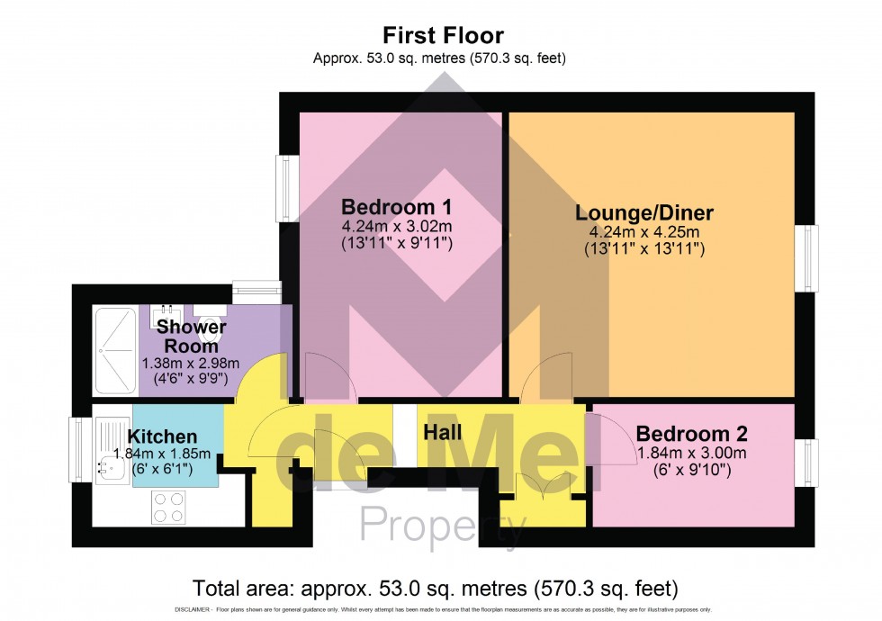 Floorplan for Hales Road, Cheltenham