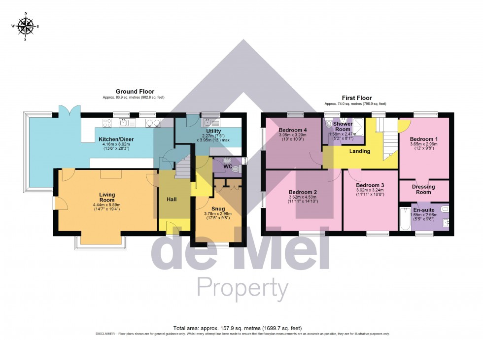 Floorplan for Hatherley Road, Cheltenham, Gloucestershire, GL51