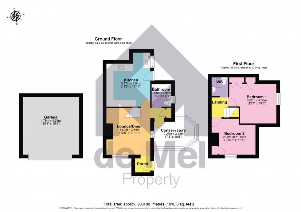 Floorplan for Bowbridge Lane, Prestbury, Cheltenham, GL52