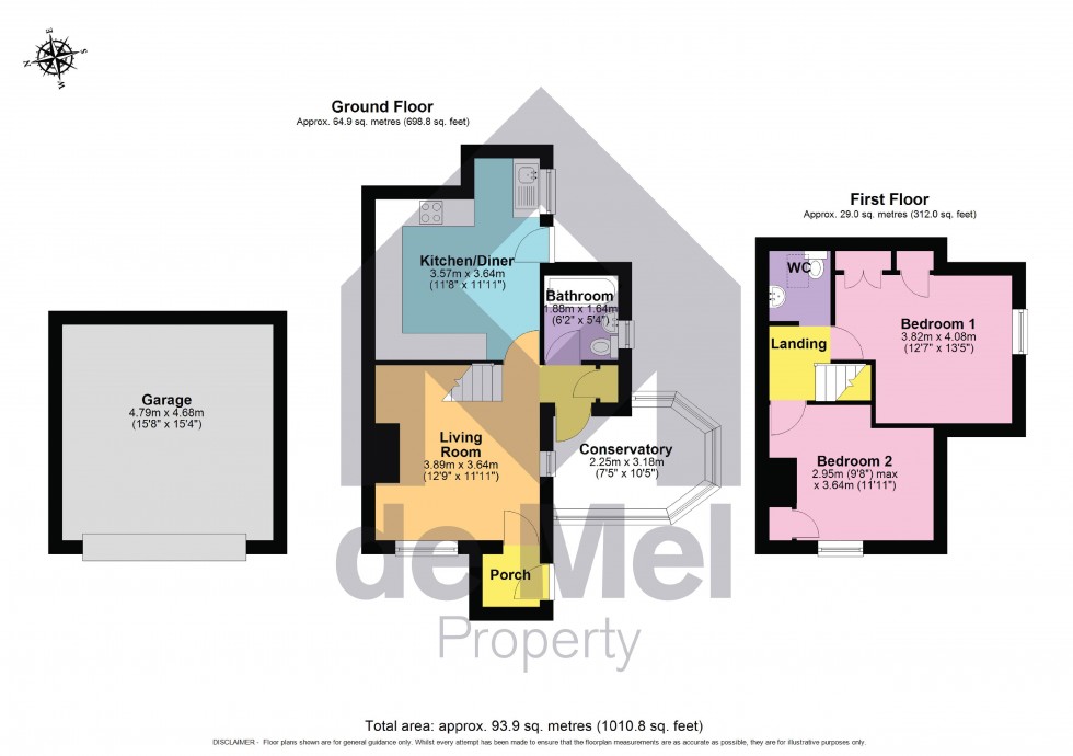 Floorplan for Bowbridge Lane, Prestbury, Cheltenham, GL52