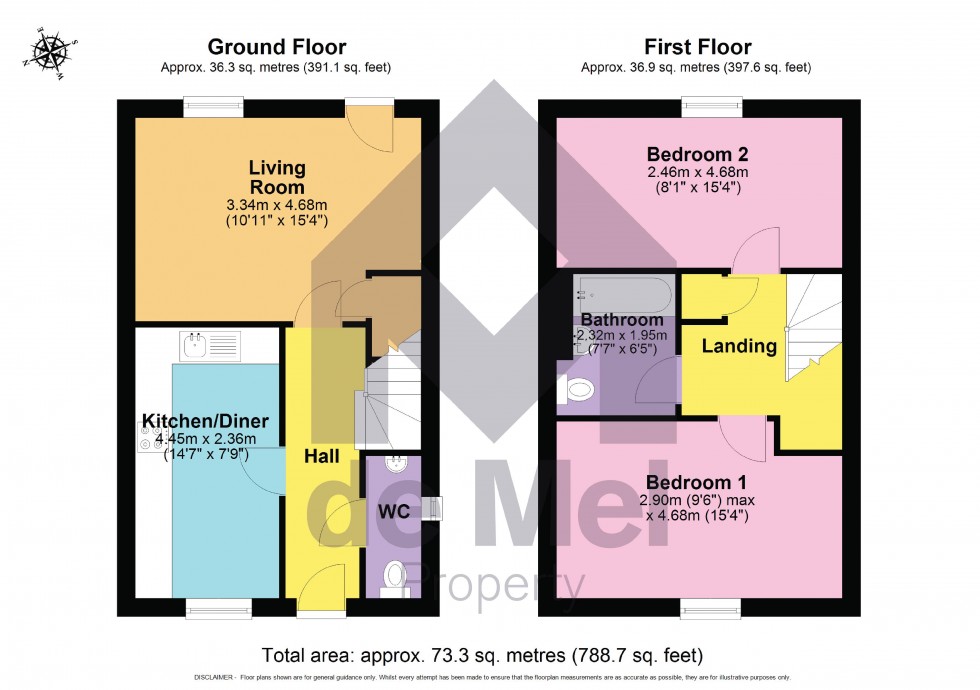 Floorplan for Willow Bank Road, Alderton