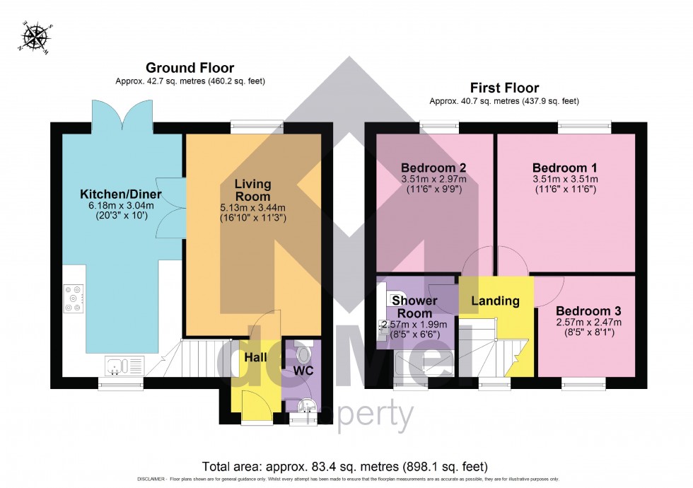 Floorplan for Abbots Leys Road, Winchcombe