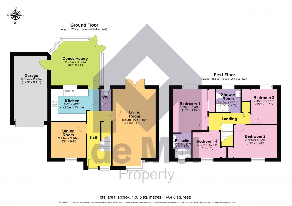 Floorplan for Lyndhurst Close, Woodmancote, Cheltenham, GL52