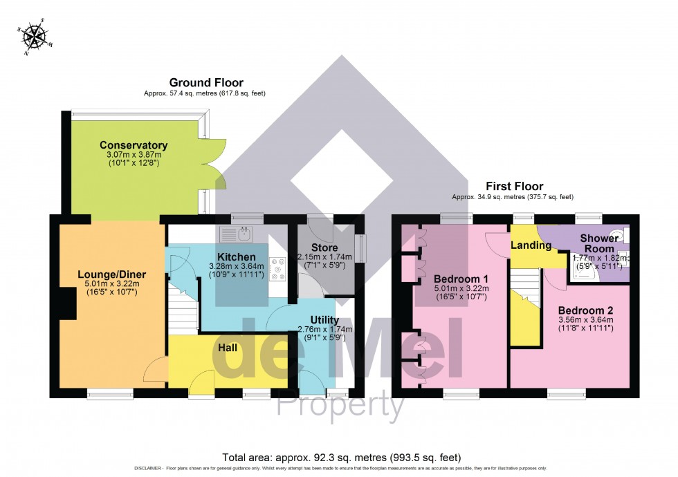 Floorplan for Ley Orchard, Willersey, Broadway