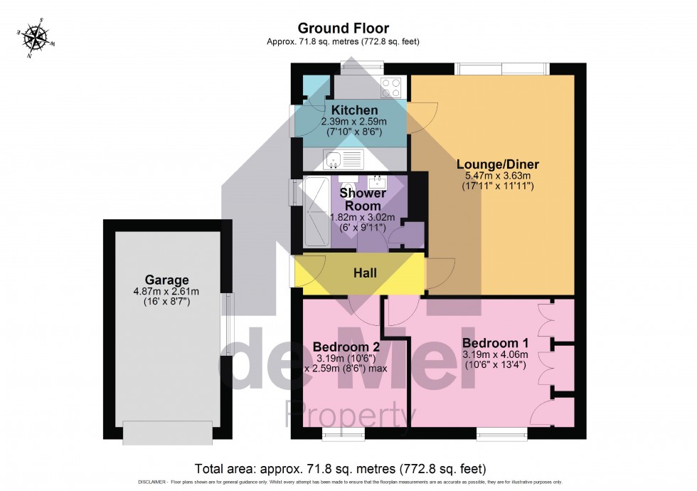 Floorplan for Kenelm Rise, Winchcombe