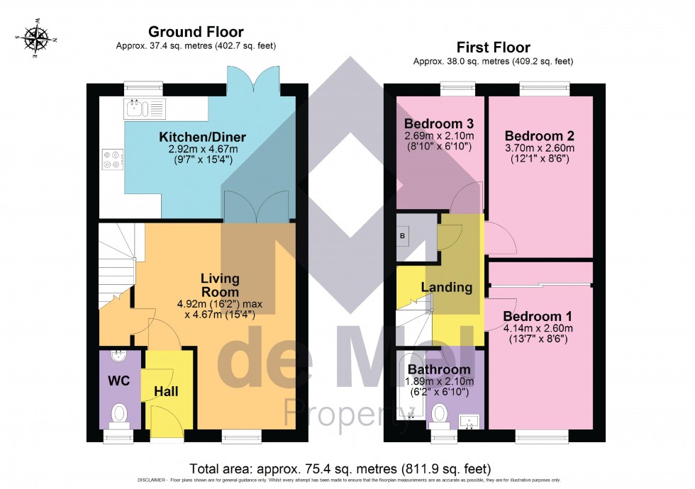 Floorplan for Jennings Orchard, Woodmancote, Cheltenham, Gloucestershire, GL52