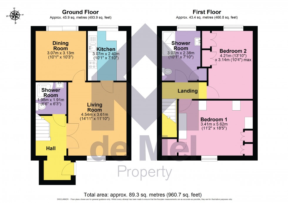 Floorplan for Morningside Courtyard, Idsall Drive, Prestbury, Cheltenham, GL52