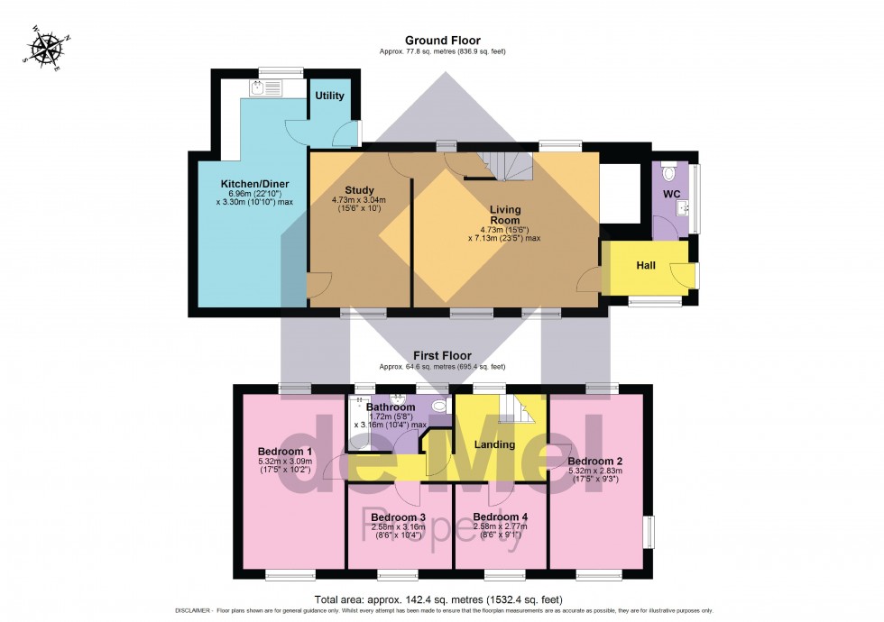 Floorplan for Hailes Street, Winchcombe