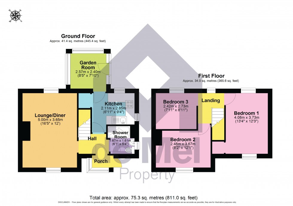 Floorplan for Church Row, Gretton