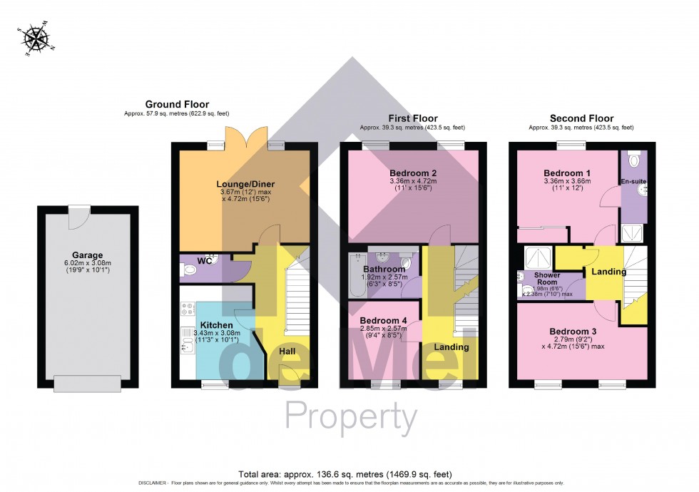 Floorplan for Brickfield Drive, Cheltenham, Gloucestershire, GL51