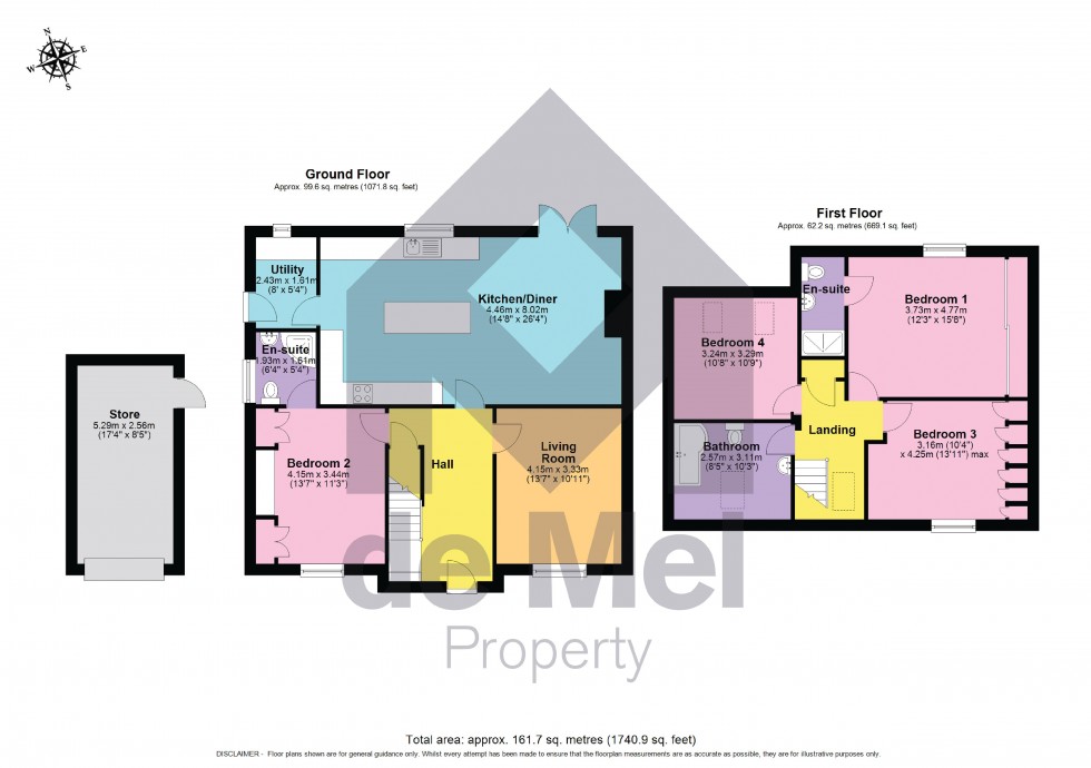 Floorplan for Pecked Lane, Bishops Cleeve, Cheltenham, GL52