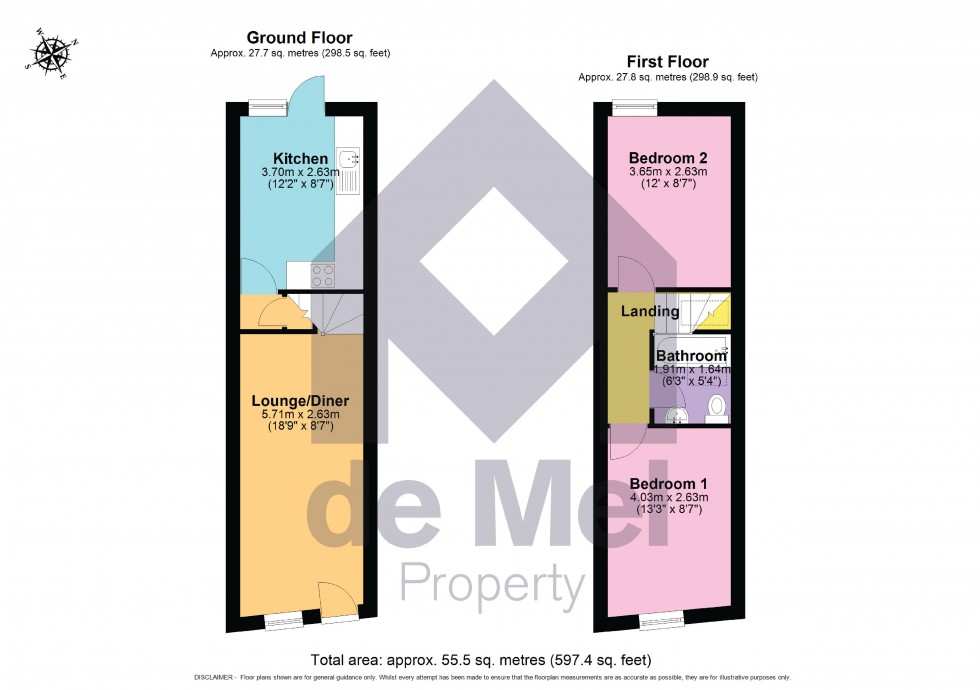 Floorplan for Great Norwood Street, Cheltenham, Gloucestershire, GL50
