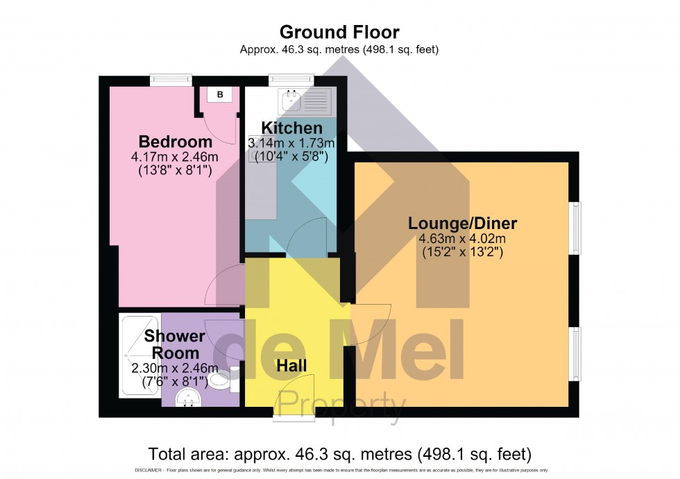 Floorplan for Roselawn, Belmont Road, Cheltenham
