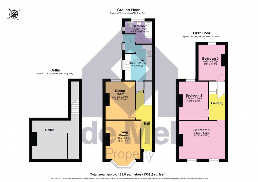 Floorplan for Gloucester Road, Cheltenham