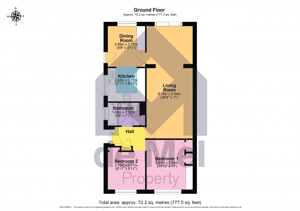Floorplan for Springbank Road, Cheltenham, GL51 0NH
