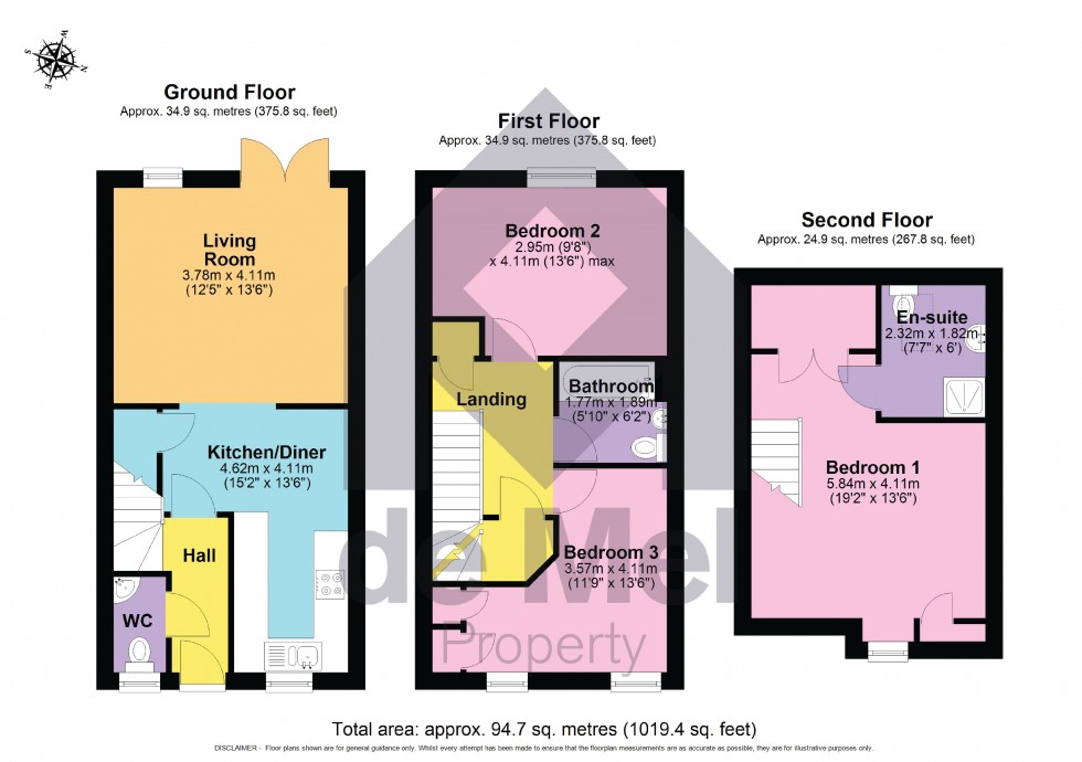 Floorplan for Siskin Drive, Cheltenham, GL51 0WW