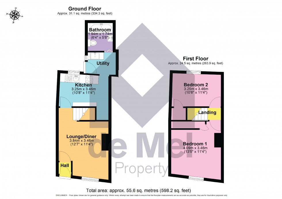 Floorplan for Gloucester Street, Winchcombe