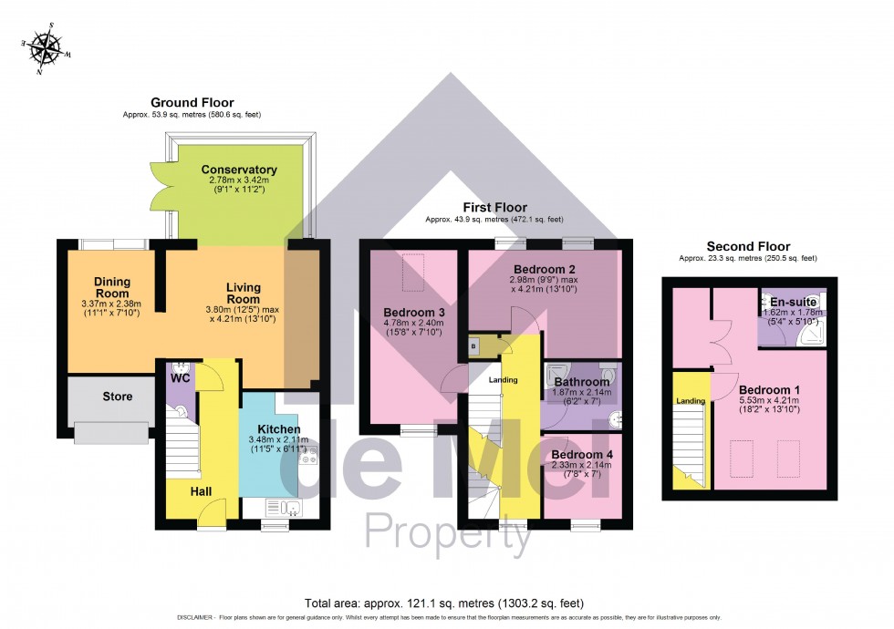 Floorplan for Hanson Gardens, Bishops Cleeve
