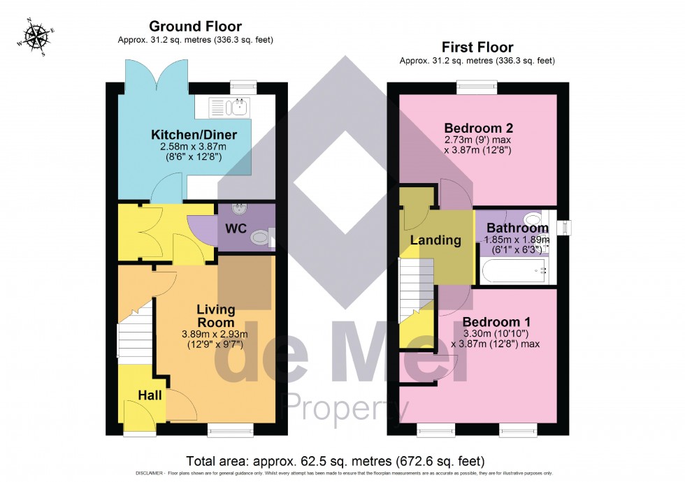 Floorplan for Citrine Place, Bishops Cleeve, GL52 7ZQ