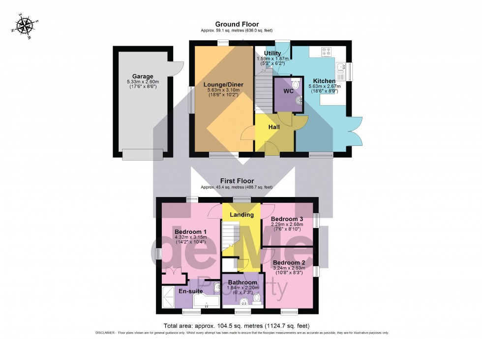 Floorplan for Sapphire Road, Bishops Cleeve, GL52