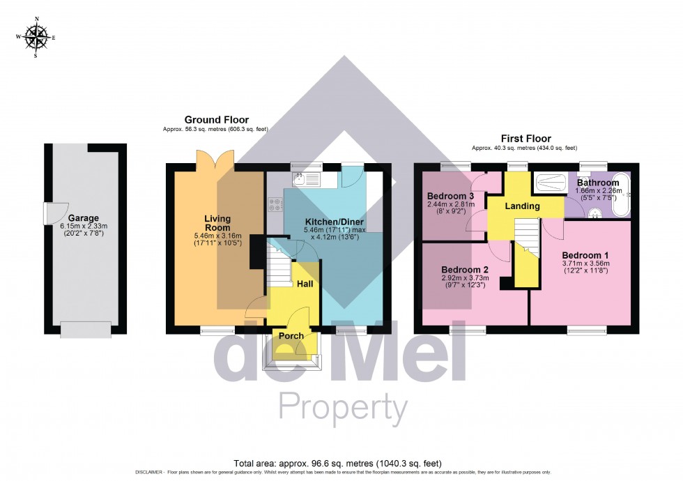 Floorplan for Millham Road, Bishops Cleeve, Cheltenham