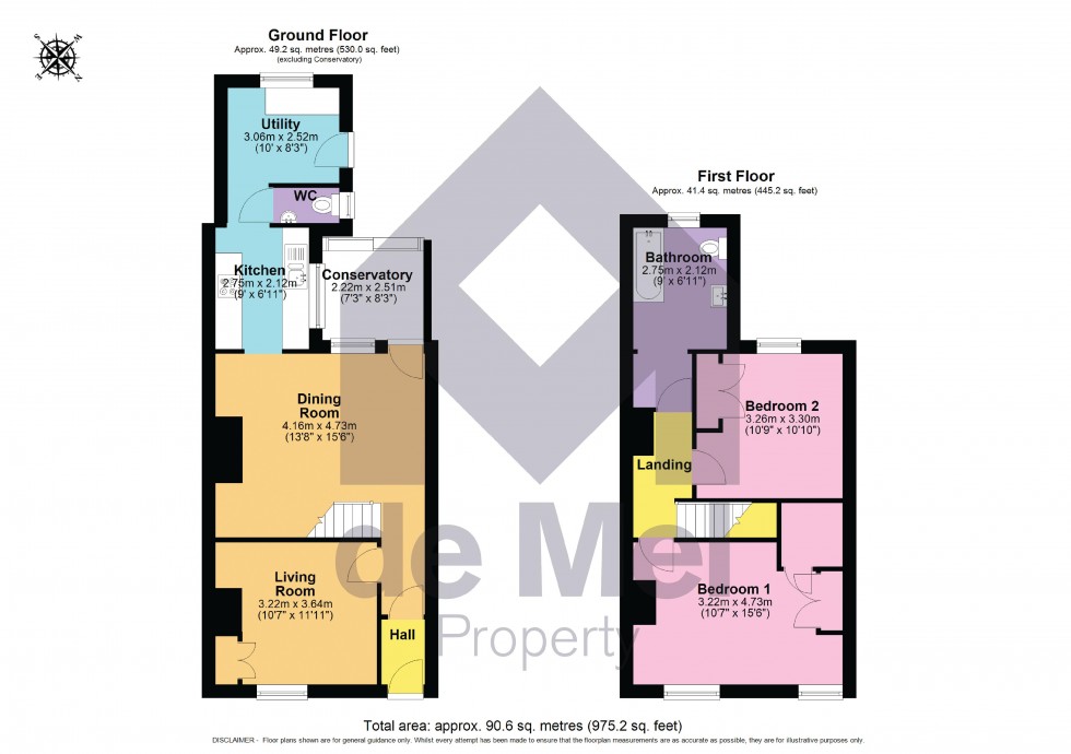 Floorplan for Roman Road, Cheltenham