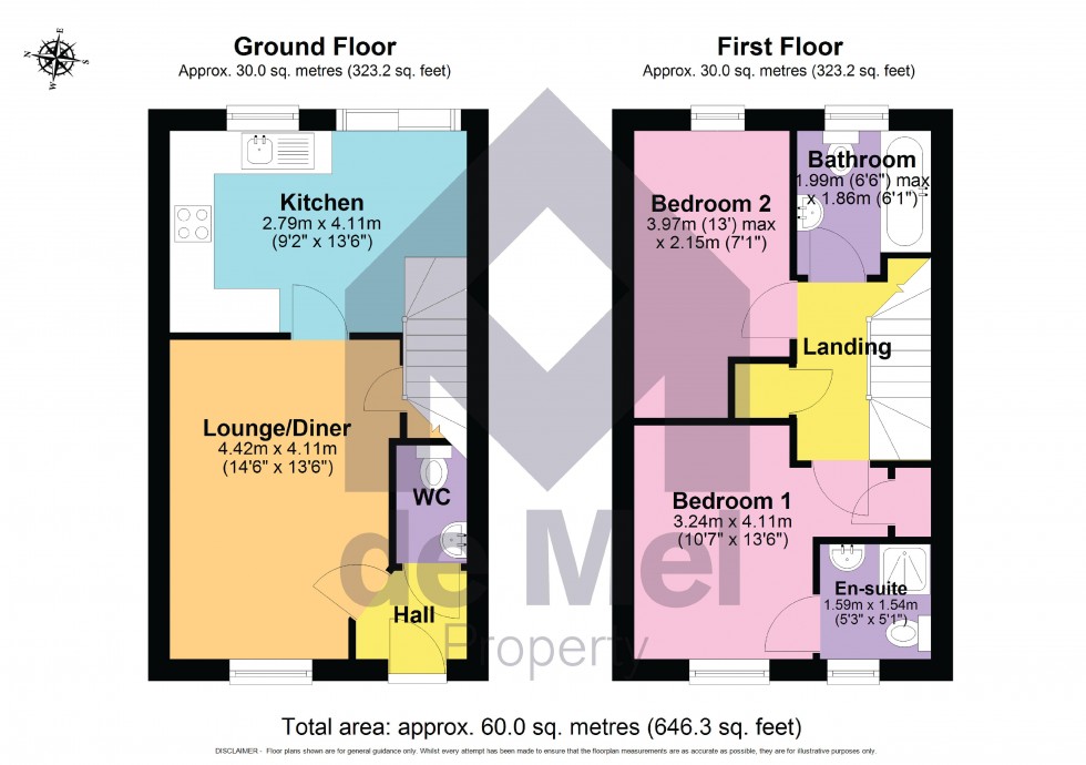 Floorplan for Greenfinch Road, Bishops Cleeve