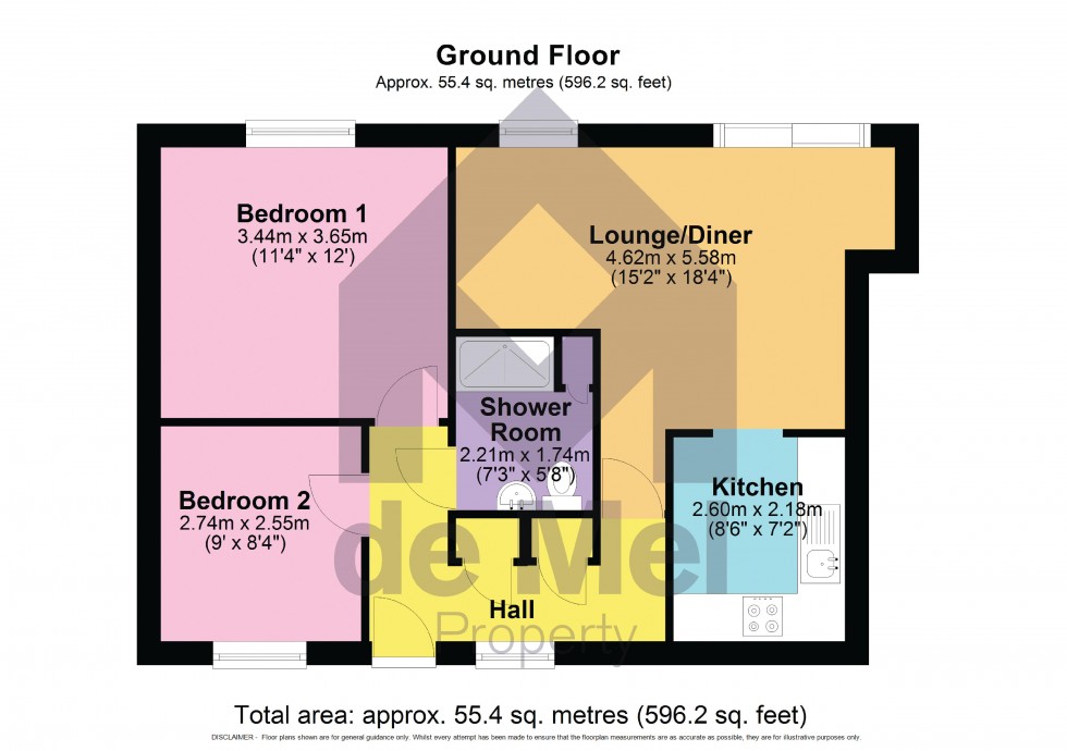 Floorplan for Blenheim Court, Back Lane, Winchcombe