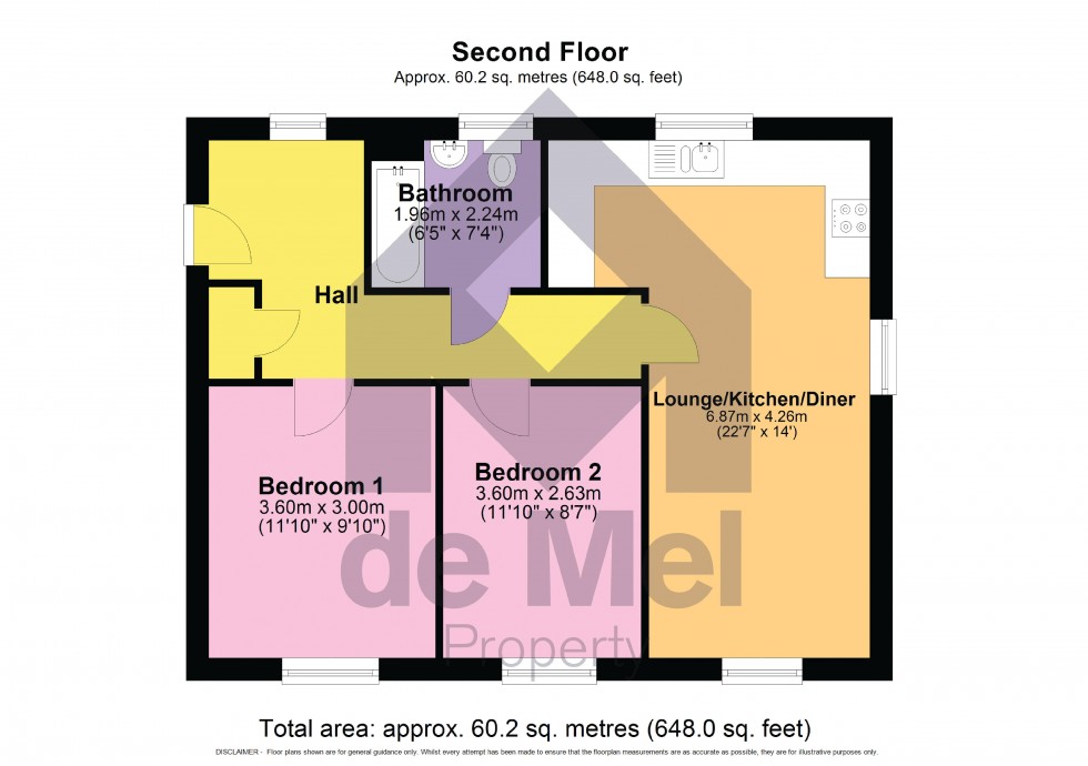 Floorplan for Fotescue Road, Bishops Cleeve, Cheltenham
