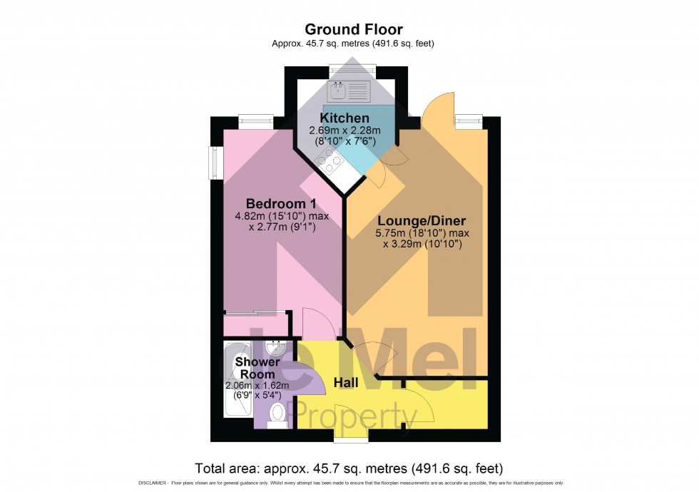 Floorplan for St Michaels Court, Cheltenham Road, Bishops Cleeve, Cheltenham