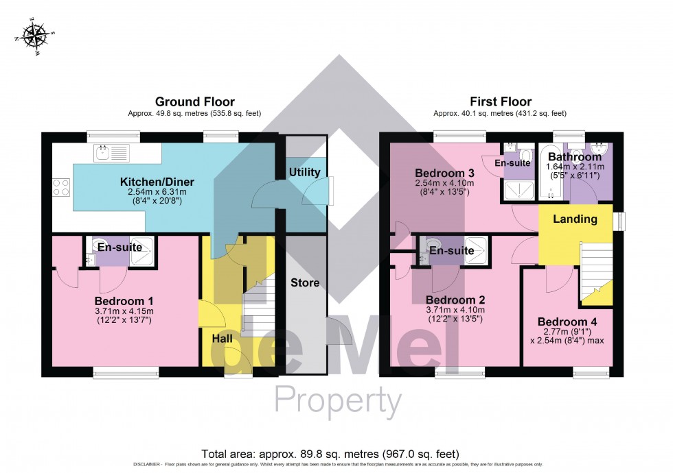 Floorplan for Pennine Road, Cheltenham