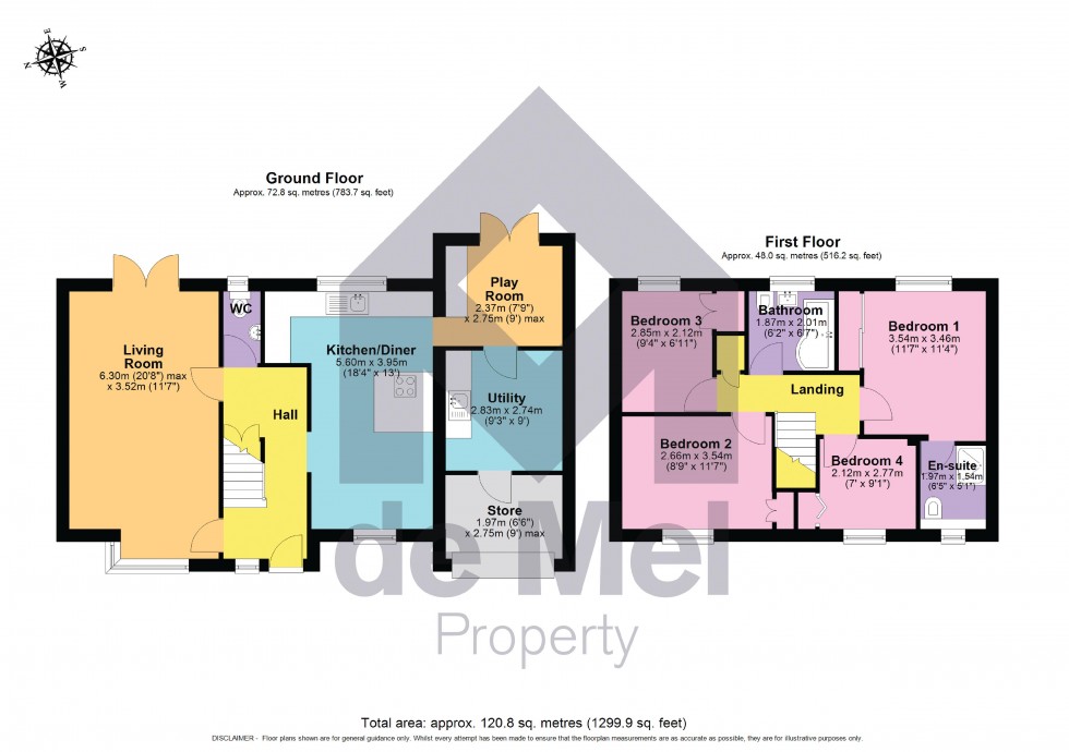Floorplan for Britannia Way, Woodmancote, Cheltenham, GL52