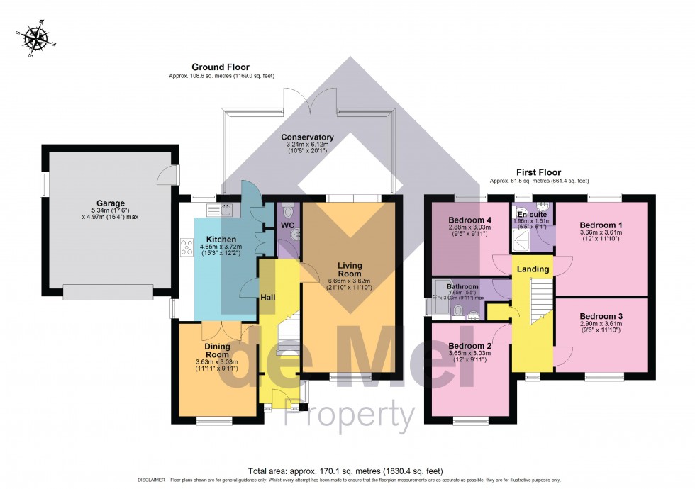 Floorplan for Archers Lane, Stoke Orchard, GL52