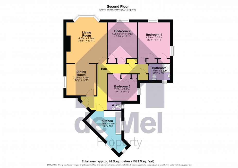 Floorplan for Cambray Court, Cheltenham, Gloucestershire, GL50