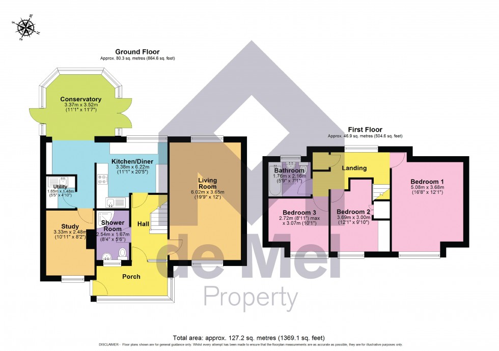 Floorplan for Beverley Gardens, Woodmancote