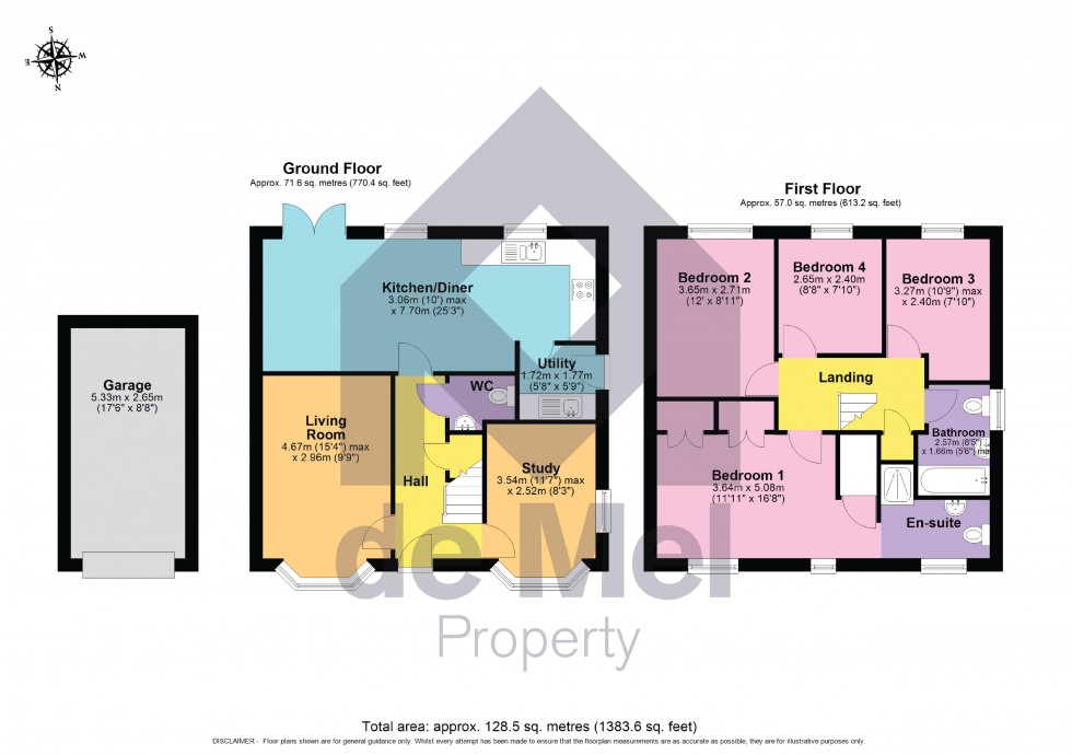 Floorplan for The Mews, Evesham