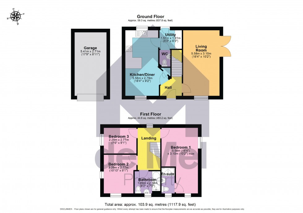 Floorplan for Sapphire Road, Bishops Cleeve, Cheltenham
