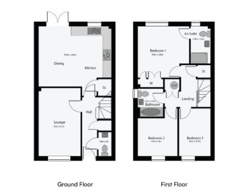 Floorplan for The Old Saw Mill, Gotherington Lane, Bishops Cleeve, Cheltenham, Gloucestershire, GL52