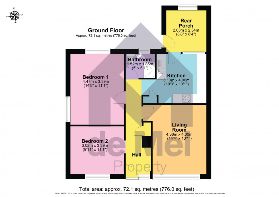 Floorplan for Longlands Close, Bishops Cleeve, Cheltenham