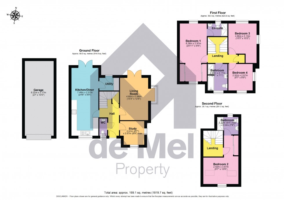 Floorplan for Greenwood Drive, Stoke Orchard, Cheltenham, GL52