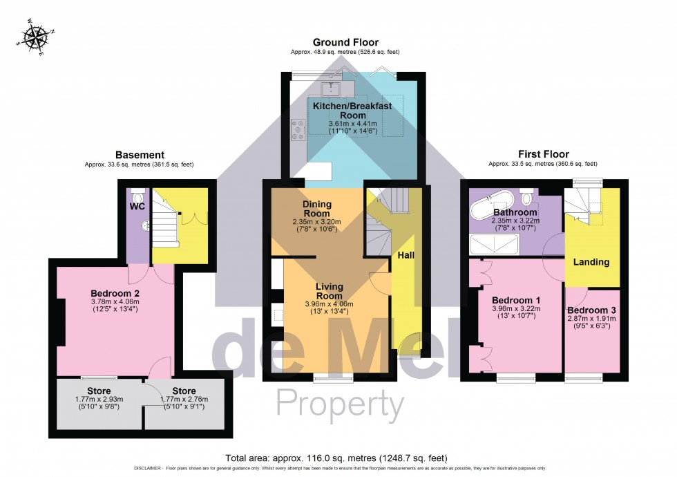 Floorplan for Portland Square, Cheltenham