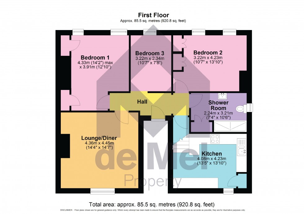 Floorplan for Old Bath Road, Cheltenham, Gloucestershire, GL53