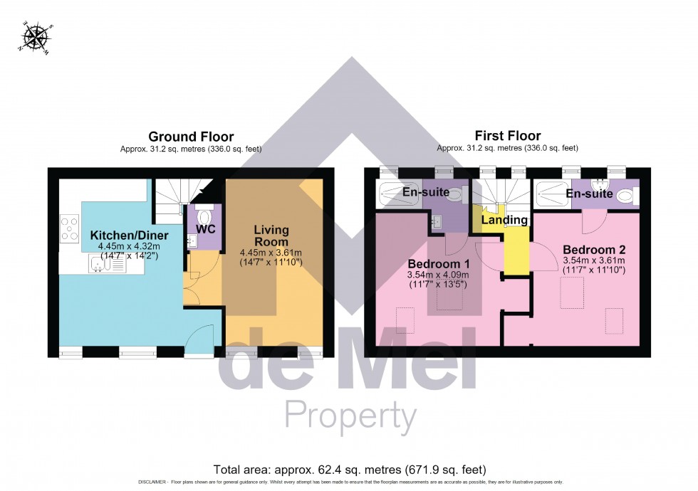 Floorplan for Cleeve Hill, Cheltenham, Gloucestershire, GL52