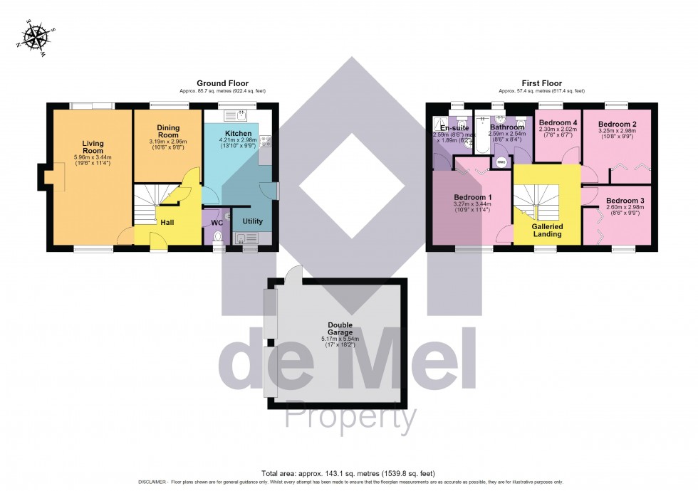 Floorplan for Stoke Park Close, Bishops Cleeve, Cheltenham