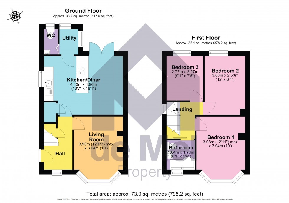 Floorplan for Elmfield Road, Cheltenham