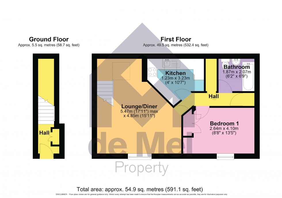 Floorplan for Churchfields, Bishops Cleeve