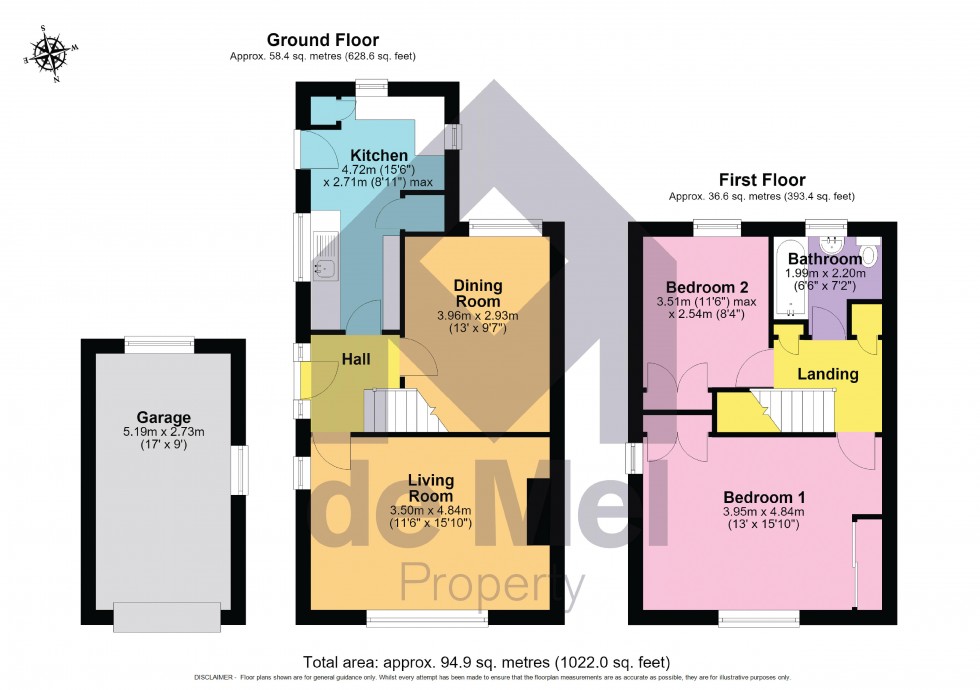 Floorplan for Kingsmead Close, Cheltenham